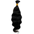 Raw Indian wavy human braiding hair from Nikki Smith Hair Collection