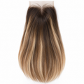 Pre-Colored Balayage 5x5 HD Lace Closure — Virgin Straight