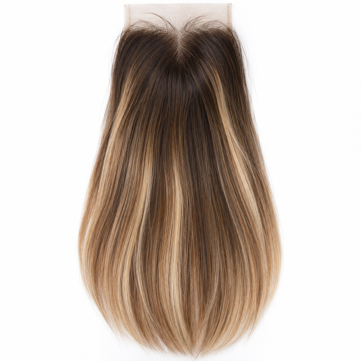 Pre-Colored Balayage 5x5 HD Lace Closure — Virgin Straight