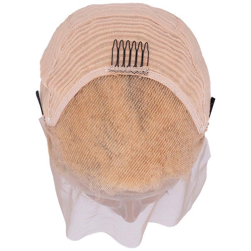 613 blonde straight 13x4 transparent lace front wig in 100% human hair, from Nikki Smith Hair Collection