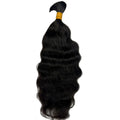 Raw Indian curly human braiding hair from Nikki Smith Hair Collection