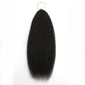 16-inch Kinky Straight feather crochet human hair – Nikki Smith Hair Collection
