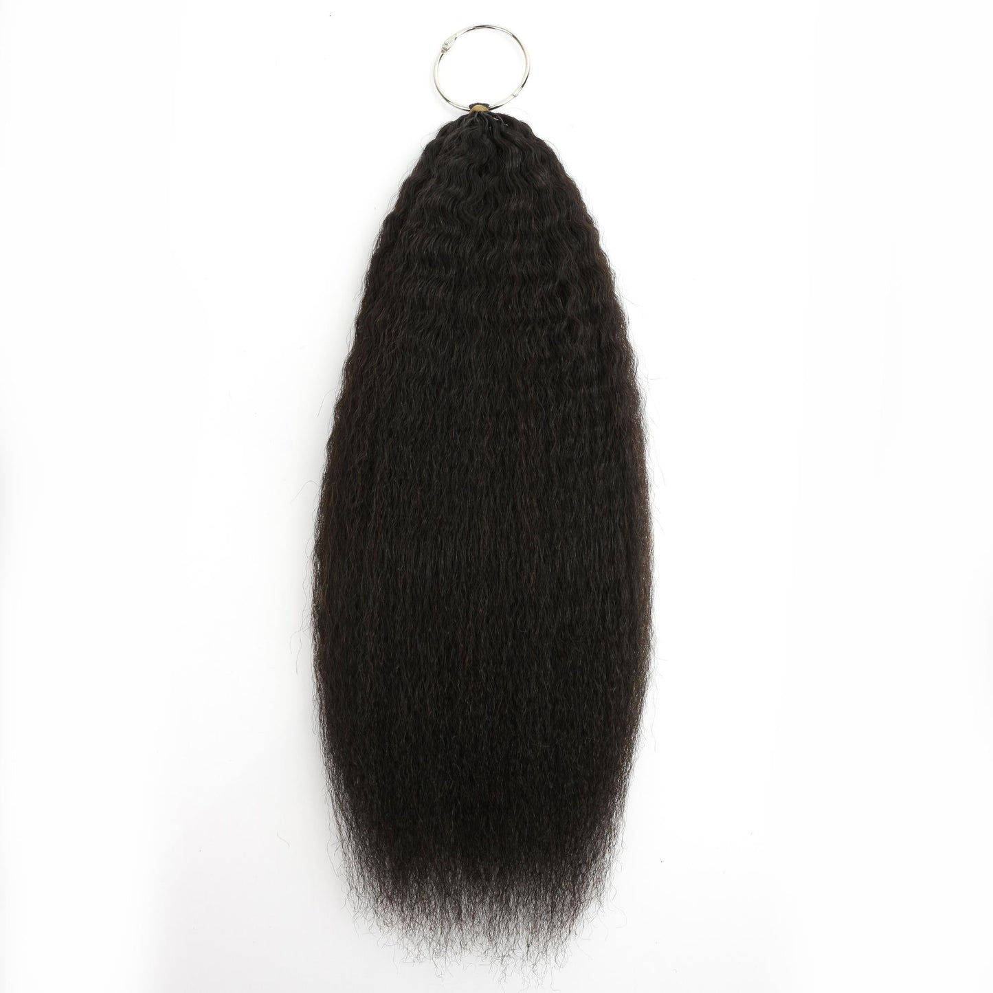 16-inch Kinky Straight feather crochet human hair – Nikki Smith Hair Collection