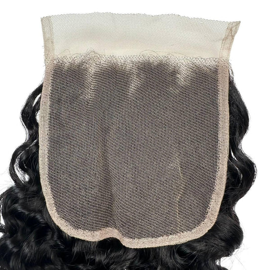 Burmese Curly 4x4 Swiss Lace Human Hair Closure