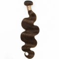 Chestnut brown body wave 100% human hair bundles with soft waves, from Nikki Smith Hair Collection