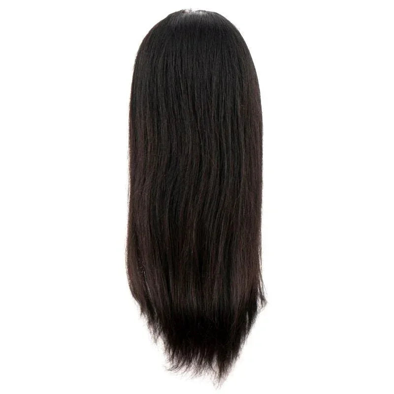 Straight headband wig in 100% human hair for a quick glueless style, from Nikki Smith Hair Collection