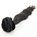 Raw Indian wavy clip-in hair extensions from Nikki Smith Hair Collection