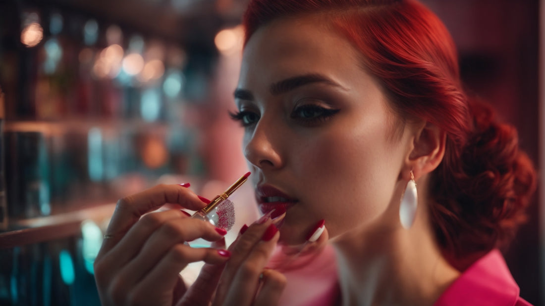 Transform Your Look with Careys Pink Glitter Lip Gloss from Nikki Smith Hair Collection