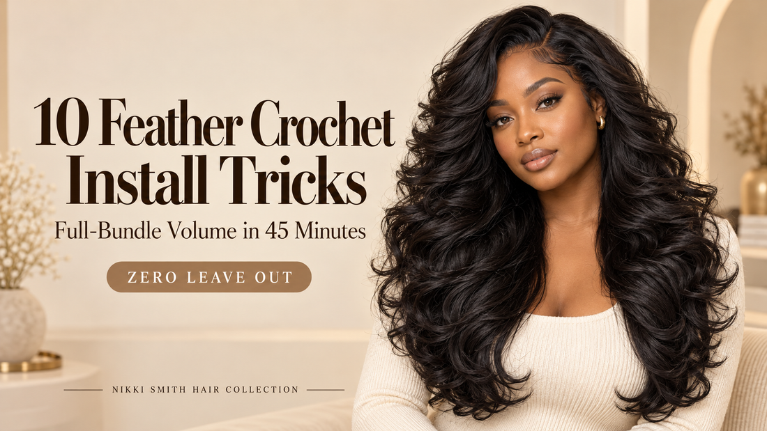 10 Feather Crochet Install Tricks That Give Full-Bundle Volume in 45 Minutes With Zero Leave-Out