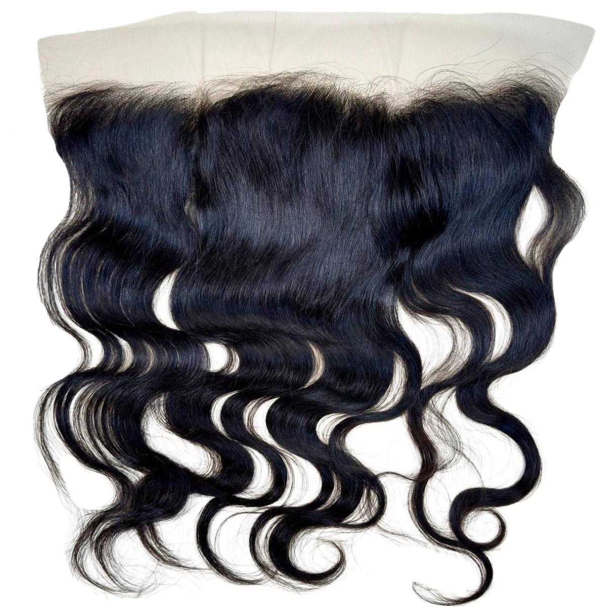 Raw body wave 13x4 HD lace frontal made from 100% raw human hair