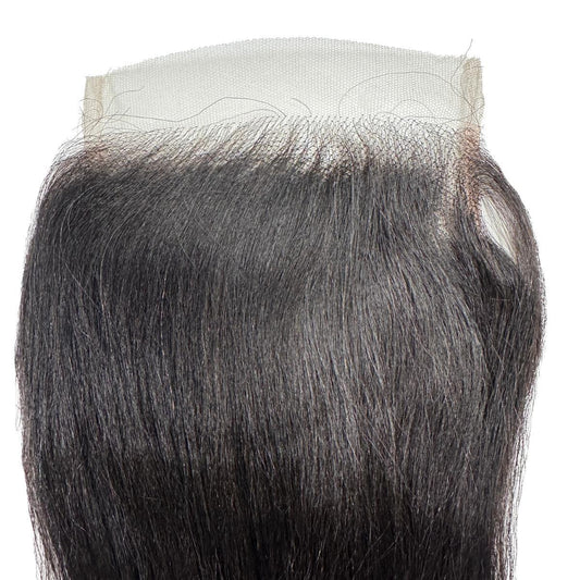 Yaki straight 5x5 HD lace closure in 100% virgin human hair - Nikki Smith Hair Collection