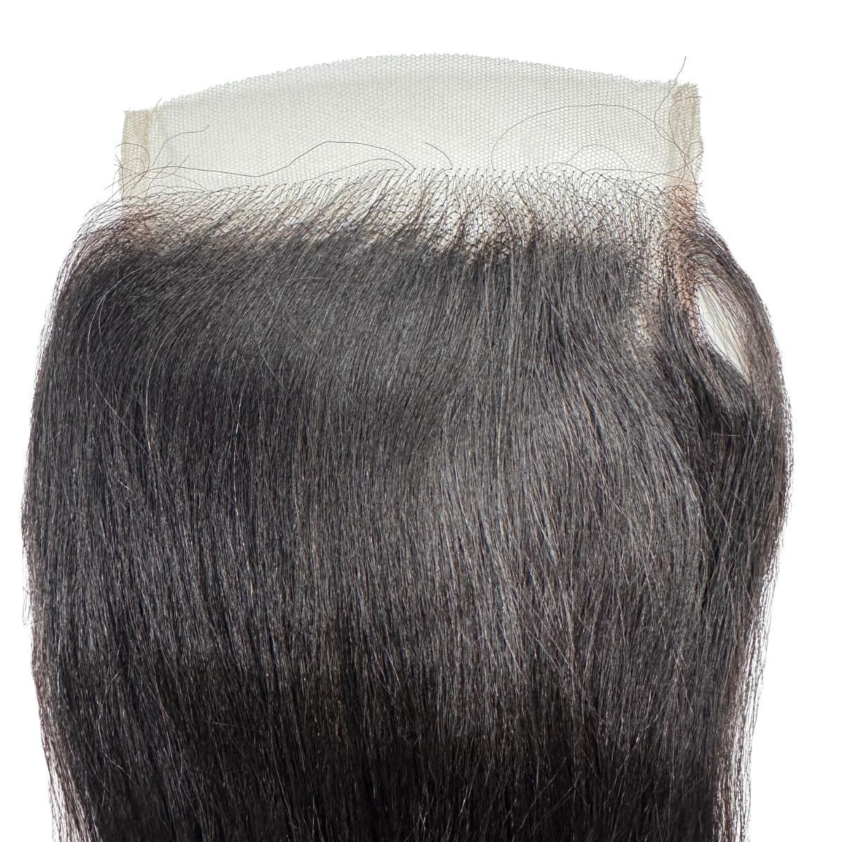 Yaki straight 5x5 HD lace closure in 100% virgin human hair - Nikki Smith Hair Collection