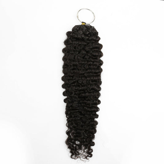 20-inch Burmese Curly feather crochet human hair – Nikki Smith Hair Collection