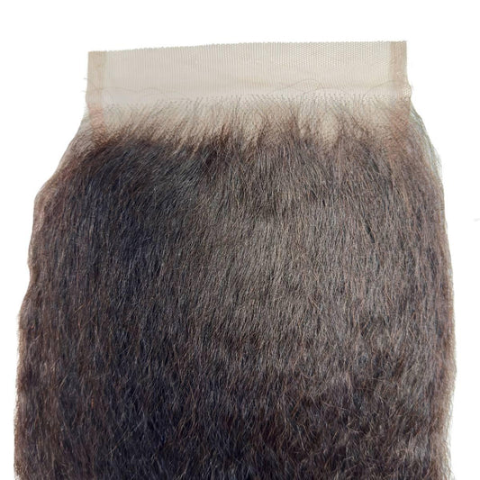 Kinky straight 5x5 HD lace closure in 100% virgin human hair - Nikki Smith Hair Collection
