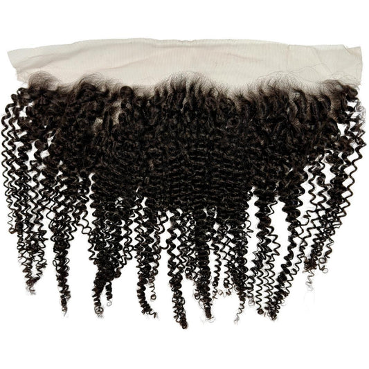 Jerry curl 13x4 HD lace frontal made from 100% virgin human hair