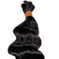 Raw Vietnamese Wavy Bulk Human Hair Extensions