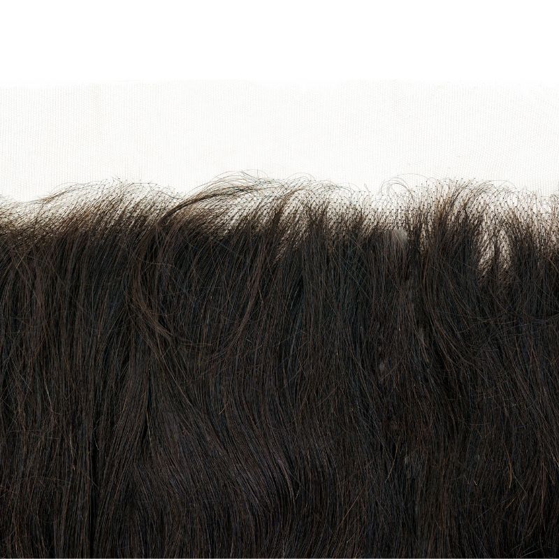 Image showing the natural wave and texture of the 13x6 HD Brazilian Body Wave Frontal.