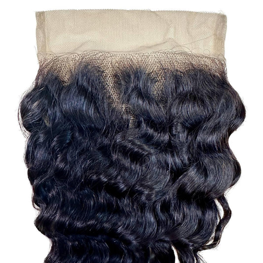 Deep wave 5x5 transparent lace closure in 100% virgin human hair - Nikki Smith Hair Collection