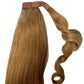 Auburn Ponytail extension with 20” length, offering rich color and volume for an instant hair transformation.