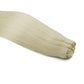Platinum Blonde invisible clip-in hair extensions in 100% human hair – Nikki Smith Hair Collection