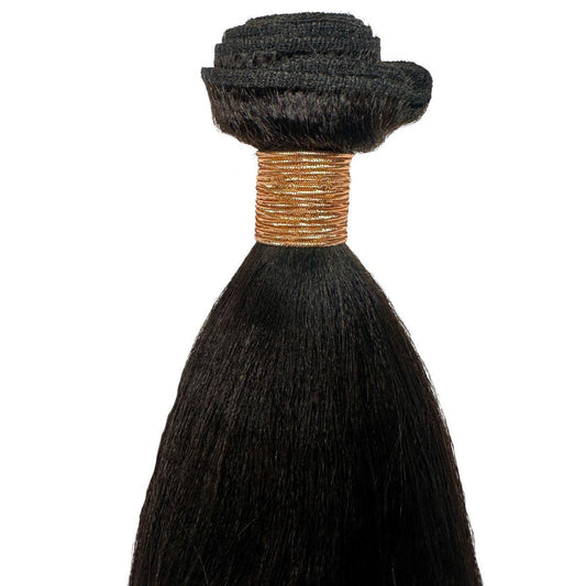 Yaki straight human hair bundles from Nikki Smith Hair Collection