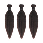 Premium hair extensions from Nikki Smith Hair Collection, showcasing various textures and styles including straight, wavy, curly, and body wave options, designed to add volume and luxury to any look.