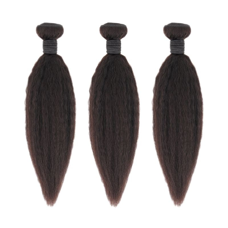 Premium hair extensions from Nikki Smith Hair Collection, showcasing various textures and styles including straight, wavy, curly, and body wave options, designed to add volume and luxury to any look.