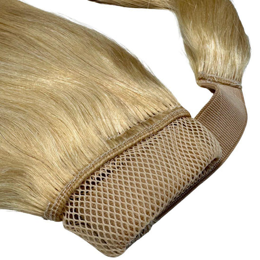 Bleach Blonde Ponytail from Nikki Smith Hair Collection, offering a quick, seamless hair extension solution.
