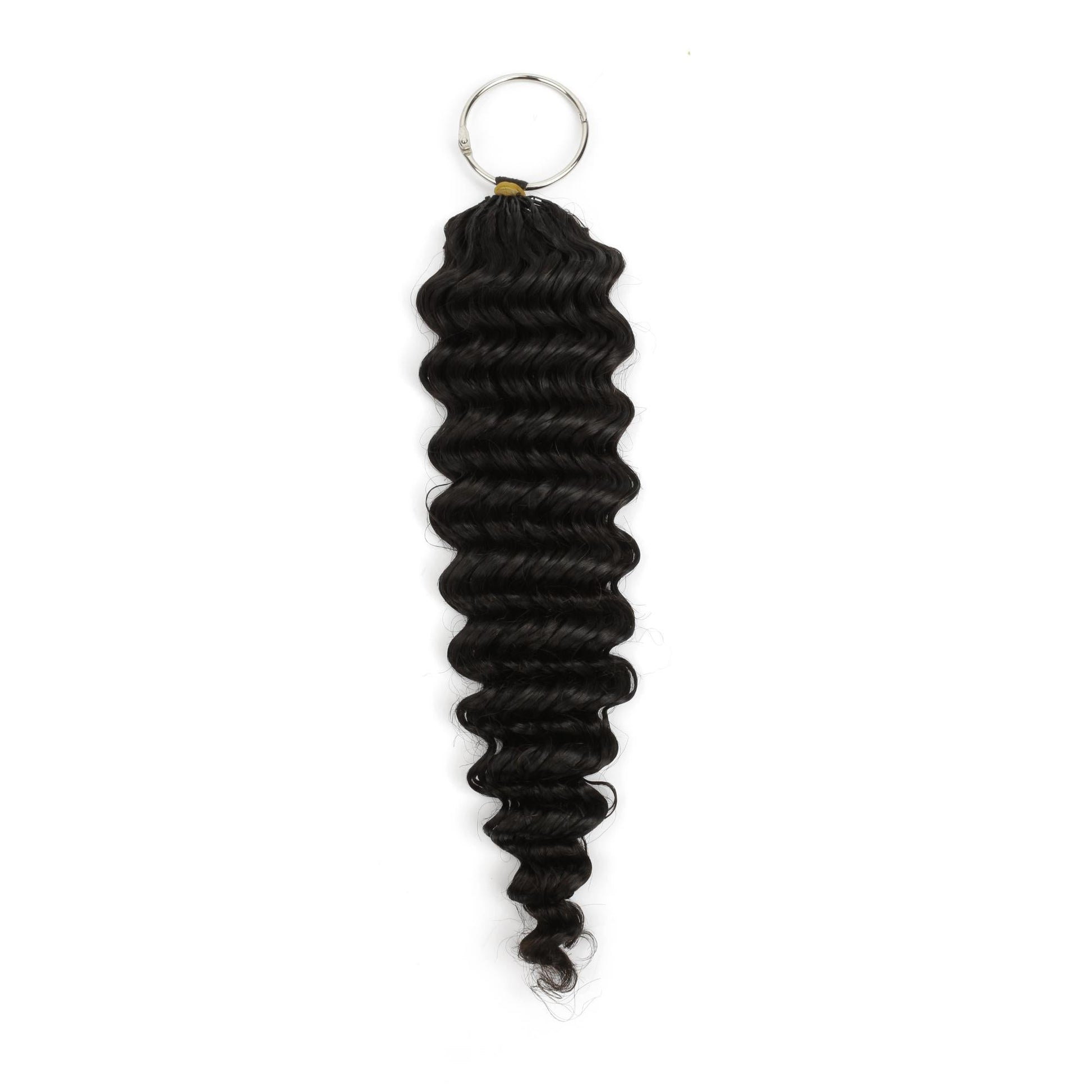 16-inch Deep Wave feather crochet human hair – Nikki Smith Hair Collection