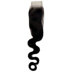 Brazilian Body Wave 2x6 HD Closure highlighting the natural waves and the versatility of virgin hair for different styles.