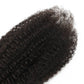 Detailed view of Afro Kinky Bulk Hair, highlighting soft texture, natural color, and suitability for full, stylish looks