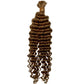Honey blonde deep wave bulk human braiding hair from Nikki Smith Hair Collection