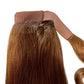 Auburn Ponytail extension in a sleek style, perfect for a seamless and natural hairstyle transformation.