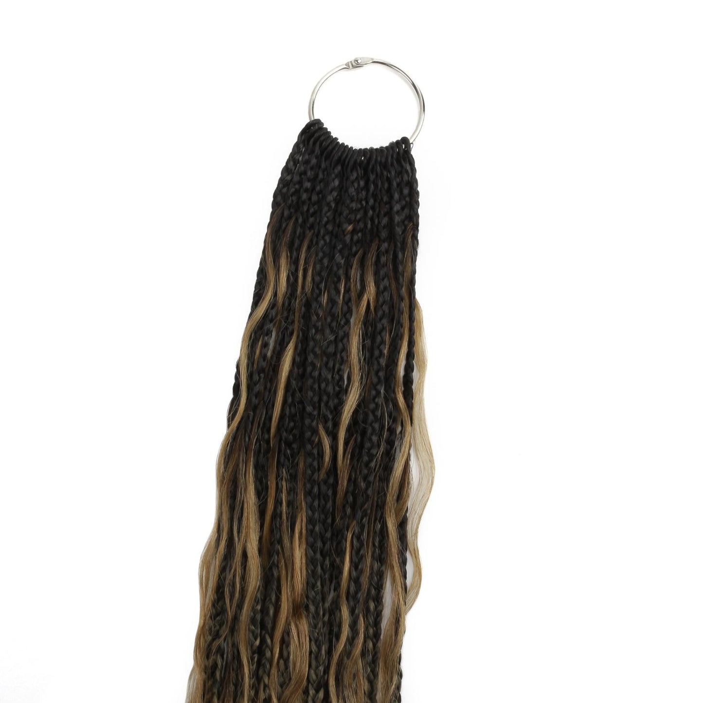 Honey blonde ombre deep wave boho braids with human hair blend – Nikki Smith Hair Collection