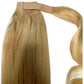 Bleach Blonde Ponytail from Nikki Smith Hair Collection, showing a full view of the luxurious blonde hair length.