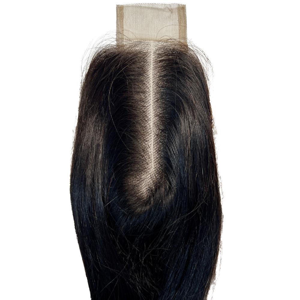 Blonde Seamless Clip-In set with various lengths and clips, designed to offer maximum volume and length with ease.