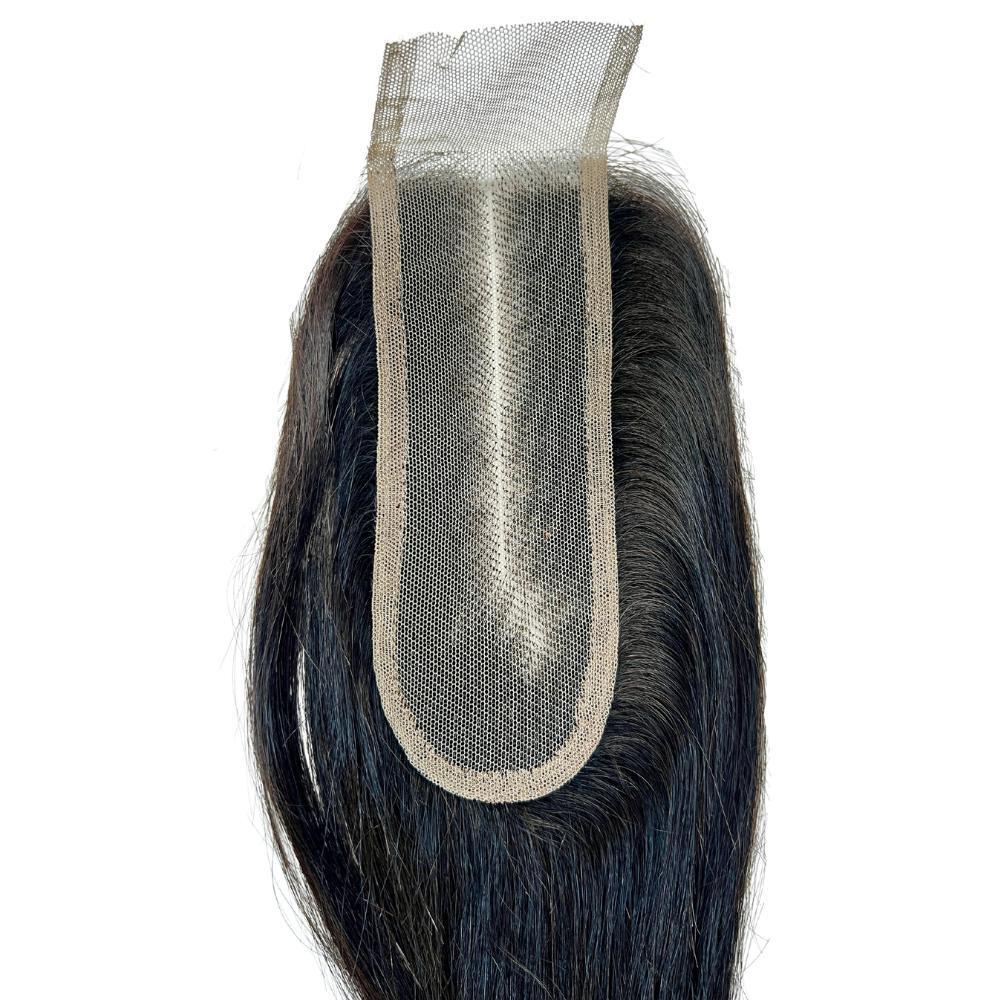 Natural Black Seamless Clip-In from Nikki Smith Hair Collection, crafted from 100% human hair for a natural, professional salon look.