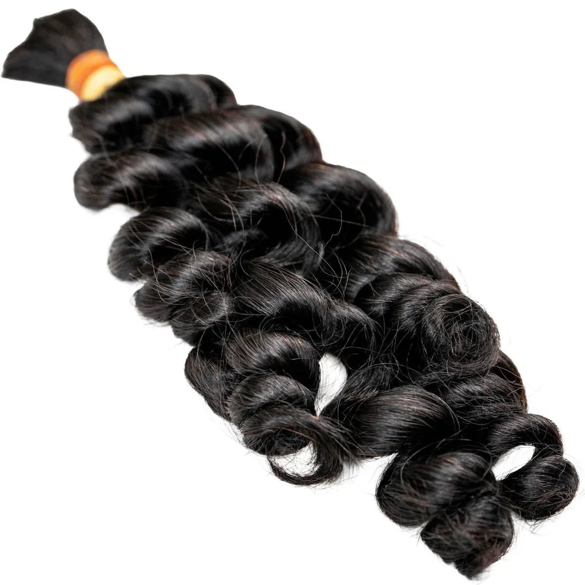 Raw Vietnamese Ripple Curly Bulk Human Hair Extensions