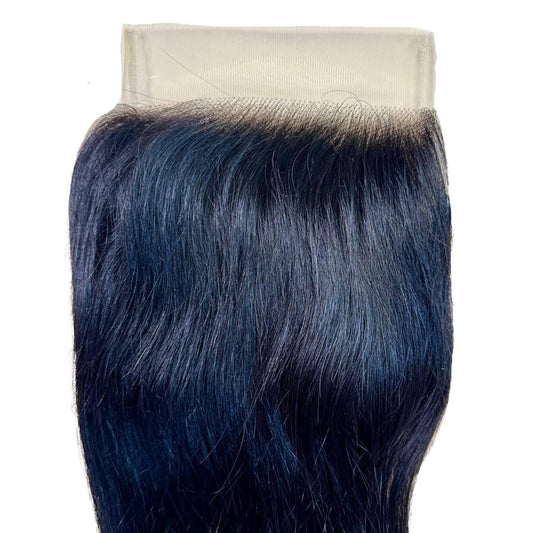 Straight 5x5 transparent lace closure in 100% virgin human hair - Nikki Smith Hair Collection
