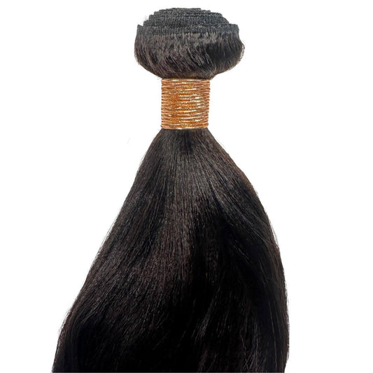 Yaki straight human hair 3 bundle deal from Nikki Smith Hair Collection
