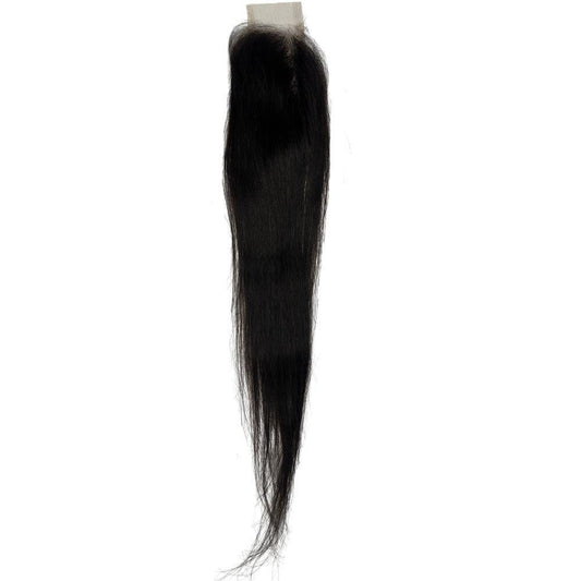 Brazilian Silky Straight 2x6 HD Closure showing a smooth and sleek hair texture with perfect straightness.