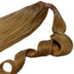 Dark Brown Ponytail extension offering 20” length, ideal for adding thickness and volume with a sleek finish.