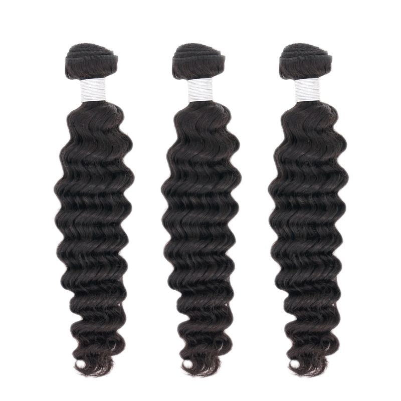 Premium hair extensions from Nikki Smith Hair Collection, showcasing various textures and styles including straight, wavy, curly, and body wave options, designed to add volume and luxury to any look.