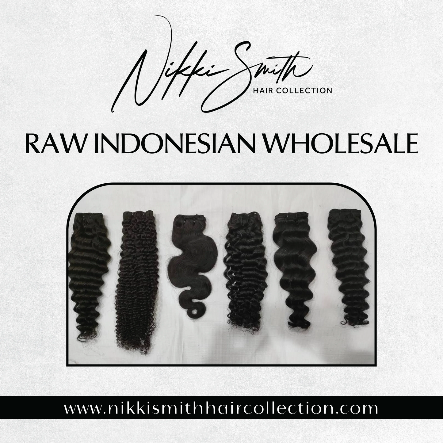(10) Bundles Raw Indonesian Straight hair, displaying the sleek, straight texture of the premium raw hair sourced from Indonesia.