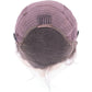 Top view of HD Deep Wave Lace Front Wig by Nikki Smith Hair Collection showing the natural hair texture.