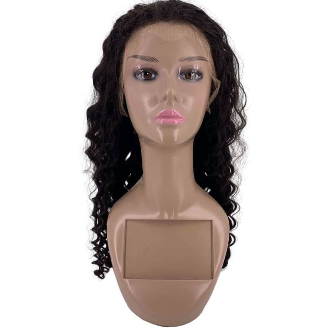 Nikki Smith Hair Collection HD Deep Wave 13x4 Lace Front Wig, featuring HD lace for a natural and customizable look.