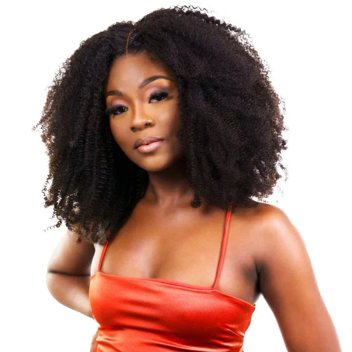 Premium hair extensions from Nikki Smith Hair Collection, showcasing various textures and styles including straight, wavy, curly, and body wave options, designed to add volume and luxury to any look.