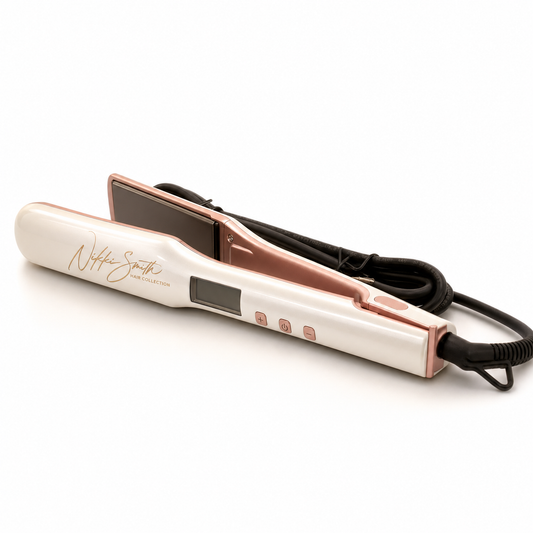 White 1.75 Titanium Flat Iron