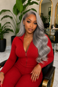 Raw Gray Wavy Bundle — Natural Salt & Pepper Human Hair Extensions