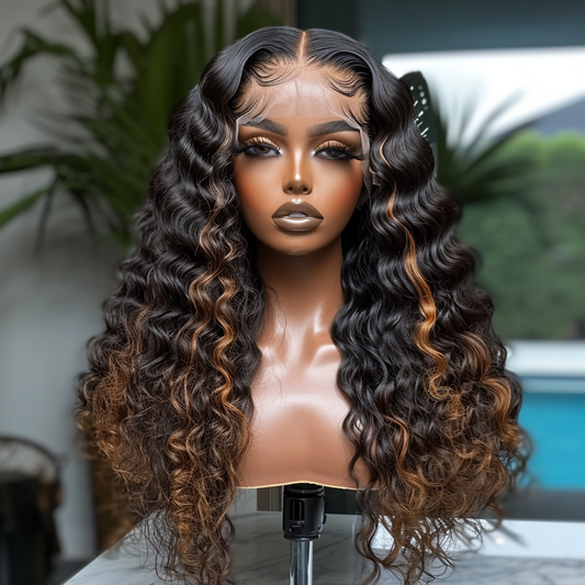 High-quality hair product from Nikki Smith Hair Collection, made with 100% human hair. Available in various styles, lengths, and densities to suit your unique look. Perfect for achieving a natural, seamless appearance with a customizable fit.